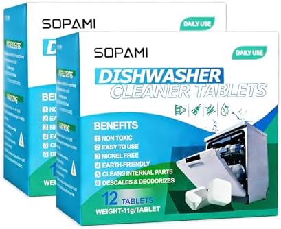 Dishwasher Cleaner Tablets 24-Count