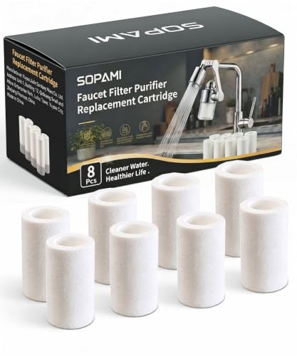 Faucet Filter Cartridges 8-Pack