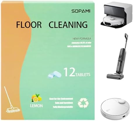 Floor Cleaner Tablets 12-Pack Pre-Measured