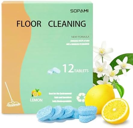 Floor Cleaning Tablets 12-Count Lemon