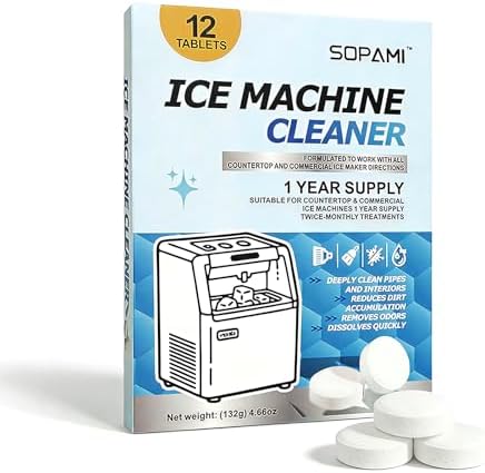 Ice Machine Cleaner Tablets 12-Pack