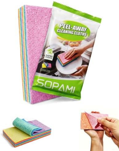 Peelable Microfiber Sponges 12-Layer