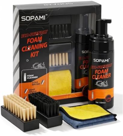 Shoe Cleaner Kit with Brush and Towels