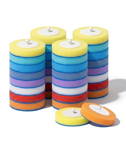 Toilet Brush Refills 32-Count, Colored